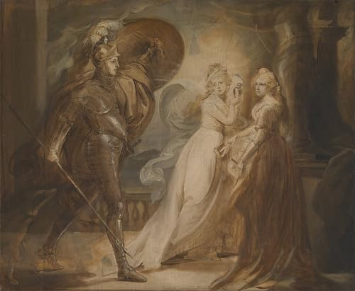 Toile Le Chevalier de Rouge par Singleton Copley pour Décoration Murale de Salon