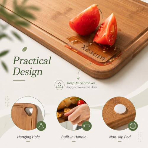 Bamboo Cutting Board 3-Piece Wooden Cutting Board for kitchen - Image 6