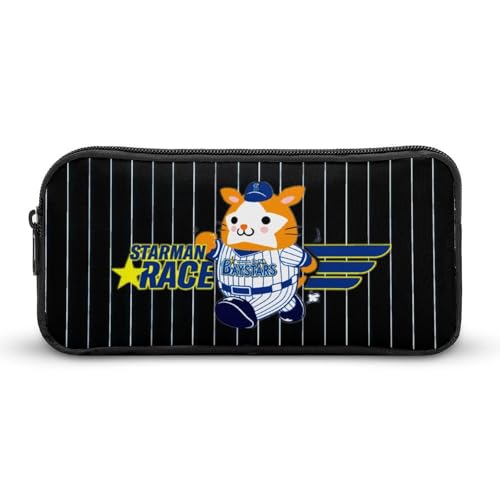 横浜DeNAベイスターズ文具ケース ペンケース 収納グッズ 筆箱 ペンバッグ 筆入れ 多機能 学用品収納 大容量軽量 伸縮性が良く、繰り返し使用可能 傷防止 防汚 掃除が簡単 いろいろな文房具を収納 オフィス小物 コスメバッグとして 男女兼用 携帯便利