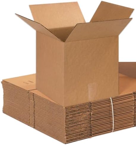 Aviditi 13 x 13 x 13 Corrugated Cardboard Boxes, Medium 13"L x 13"W x 13"H, Pack of 25 | Shipping, Packaging, Moving, Storage Box for Home or Business, Strong Wholesale Bulk Boxes