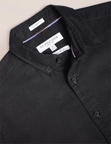 U.S. POLO ASSN. Store U.S. POLO ASSN. Men's Black Cotton Shirt - Image 3
