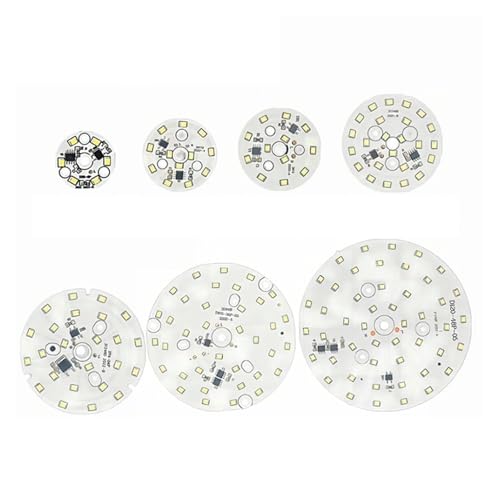 LED Chip For Downlight 3W 5W 7W 9W 12W 15W 18W SMD 2835 Round Light Beads AC 220V-240V Led Lighting Spotlight(5W-220V,Warm White