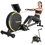 CABZOON Rowing Machines for Home,Magnetic Rowing Machine,Max 265lbs Weight Capacity,Quiet Rower with Tablet Holder,16 Levels of Resistance