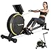 CABZOON Rowing Machines for Home，Magnetic Rowing Machine，Max 265lbs Weight Capacity, Quiet Rower Machine with Tablet Holder，16 Levels of Resistance
