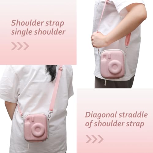 Funda rígida XANAD para cámara Fujifilm Instax Mini Rosa miniatura 6