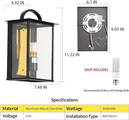 Review de Lámparas resistentes agua boutique los más recomendados. 11 Imagen adicional