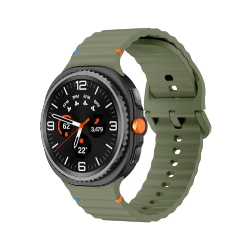 Correa de caucho resistente al agua para Samsung Galaxy Watch 8 Classic 46mm