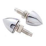 United Pacific 10893 Chrome Bullet License Plate Fastener