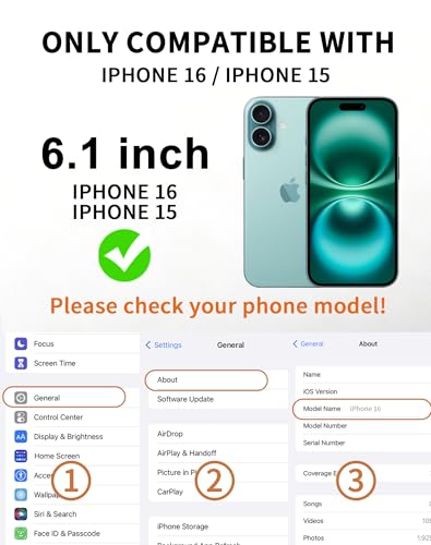 Image of 2 Pack 360 Degree for iPhone 16 /15 Privacy Screen Protector, 4-Way Private Anti-Spy Tempered Glass Film with Auto Alignment Dust Free Bubble Free, Anti-Scratch, 9H Hardness, Easy Install
