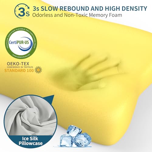 Polovo Contour Memory Foam Pillow