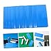 SKISUNO 100pcs PVC Heat Shrink Battery Wrap Insulation Sleeve for Lithium Batteries Blue Protective Tube DIY Heat-Shrinkable Film for Electronics and Industrial Projects