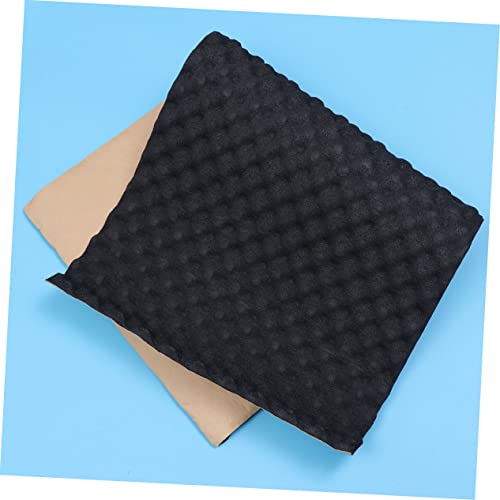 Black Self Adhesive Soundproof Pad, 2Pcs Rubber Plastic Noise Reduction miniatura 4