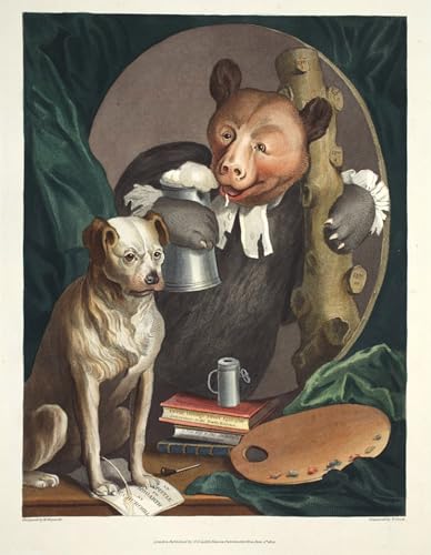 Impression d'art Le Bruiser Charles Churchill de William Hogarth pour salon élégant