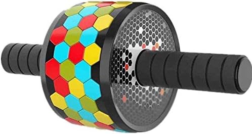 XYZMDJ Rueda for músculos abdominales – Rueda Esta rueda for abdominales viene con una almohadilla for la rodilla y rodillos de doble rueda for mayor estabilidad y comodidad