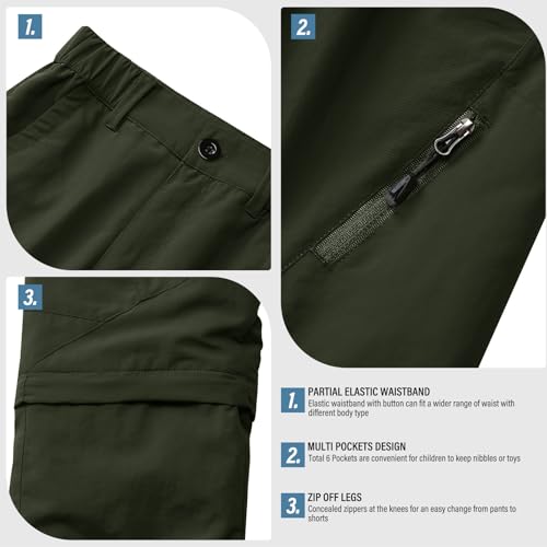 Image of Kids Boys Snow Pants,Youth Outdoor Hiking Fleece Lined Soft Shell Ski Windproof Camping Insulated Pants