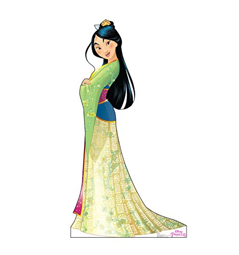 Image of Cardboard People Mulan Life Size Cardboard Cutout Standup - Disney Princess Friendship Adventures