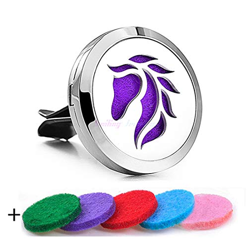 YOYONY Car Air Freshener Aromatherapy Essential Oil Diffuser Vent Clip Fragrance Air Purifier