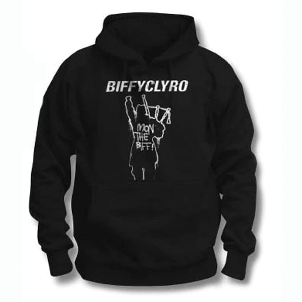 Official Biffy Clyro Mon The Biff Hoodie, Black, L
