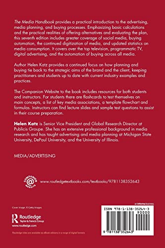 The Media Handbook: A Complete Guide to Advertising Media Selection, Planning, Research, and Buying (Routledge Communication Series)