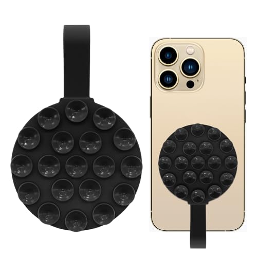 Soporte magnético para teléfono con ventosa de silicona para espejo de ducha