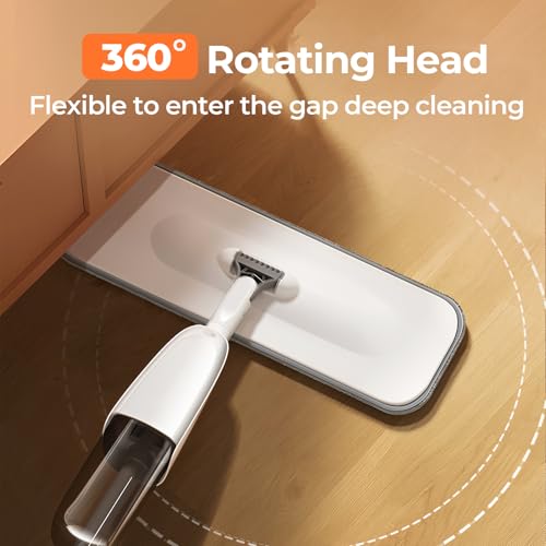 LABIGO Spray Mops for Cleaning, Dust Mop with 2 Washable Pads Mop with Sprayer Commercial Home Use for Wood Floor Laminate Ceramic Tiles by LABIGO - Image 2