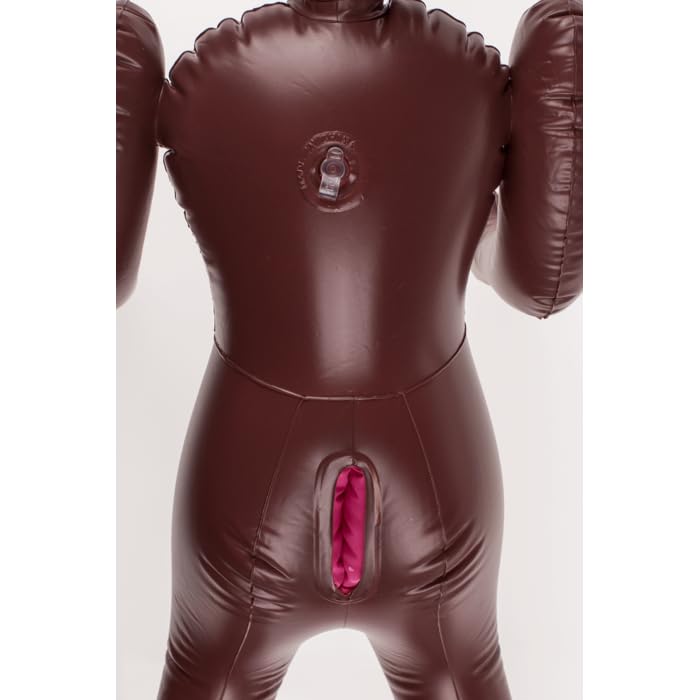 Bambola gonfiabile mini per feste, addio al celibato, 66 cm, 3 motivi assortiti, rosa, con confezione regalo