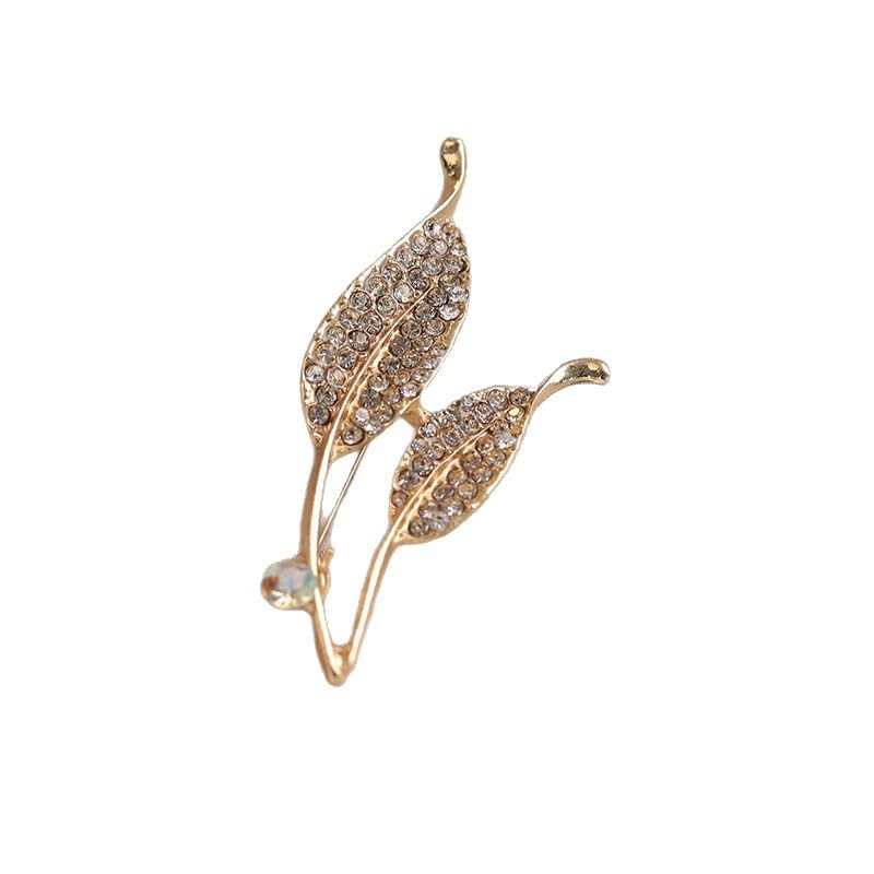 carl vinson Women's Leaf Brooch Pin Suit Coat Lapel Corsage Clothing Accessory-picture-13