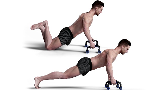 Poignées D'appui Pour Pompe Appareils De Fitness 3 En 1