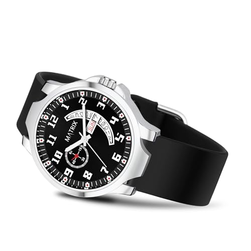 Matrix Classic Day Date Analog Watch with Softest Silicone