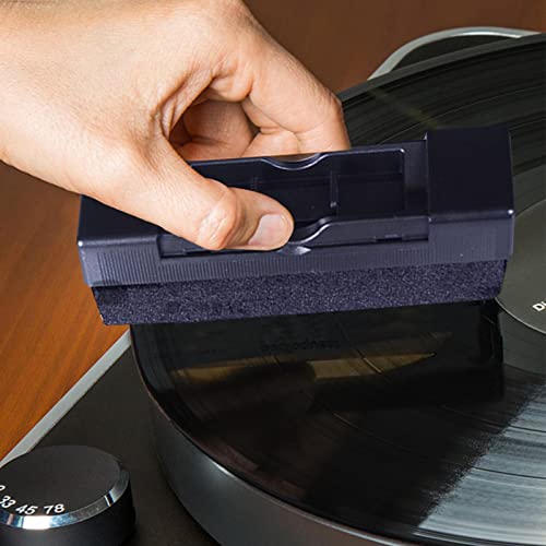 discos, conjunto limpeza 3 em 1 antiestático | Ferramenta limpeza discos LP fácil usar, acessórios l