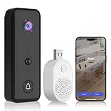 Vision nocturne améliorée : notre caméra de porte sans fil utilise la technologie de visualisation nocturne, offrant des séquences claires même dans des conditions basses. Avec une distance d'observation nocturne de 68 mètres, vous pouvez être sûr de savoir que votre propriété est sous surveillance jour et nuit.
