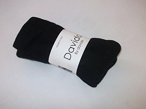 davido Diabetic Mens Socks crew made in Italy 100% cotton 3 pairs3