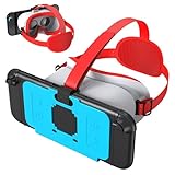 Tupoyi VR Headset for Original Nintendo Switch 2 Upgraded, Virtual Reality Glasses with Adjustable HD Lenses and Comfortable Head Strap, Labo Kit, 3D Goggles