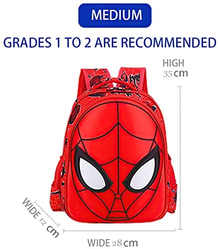 Ucqqerw Kids School Backpack, Waterproof Lightweight Nylon Travel Backpack, Kindergarten & Preschool Children Bookbag Red #TOP2