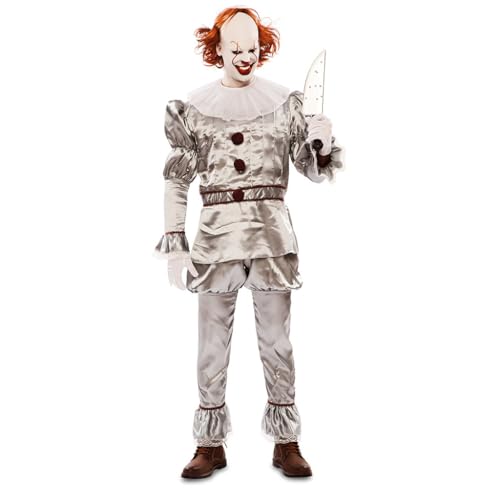 DISFRACES GILMAR Disfraz Payaso Diabolico Adulto - XL