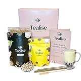 Tealise Instant Boba Tea Banana Tapioca Jumbo Straw Bubble Tea kit 6 Servings