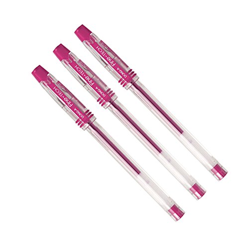 Bolígrafo Dong-A Fine-Tech 0.3mm Gel Tinta Magenta x3
