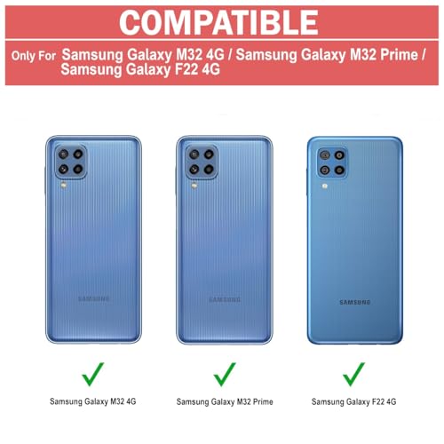 Image of Zapcase Back Case Cover for Samsung M32 4G / Samsung F22 4G / Samsung M32 Prime | Compatible for Samsung M32 4G / Samsung F22 4G / Samsung M32 Prime Back Case Cover | (TPU + PC | Matte Black)