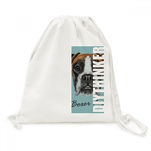 Sac à dos cordon Boxer Dog DIYthinker idéal pour vos sorties