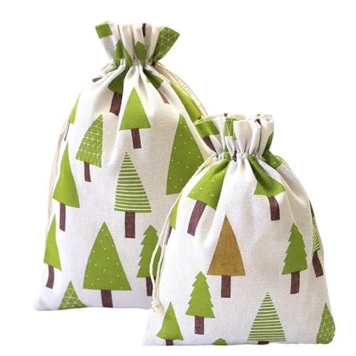 HERZWILD - 25 Sacchetti Piccoli in Cotone con Coulisse, Garza Riutilizzabile e Juta per Gioielli, Tè, Filtro, Matrimonio e Artigianato