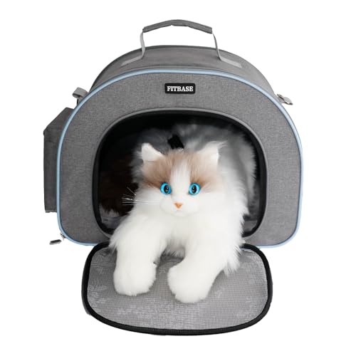 Collapsible Cat Carrier FITBASE Dog Pet Carrier 15.7X10.2X11.8 Inches for Small/Medium Animal Puppy, Pet Travel Cage Soft Sided Cat Bag for Camping, Hiking, or to the Vet’s - Image 6