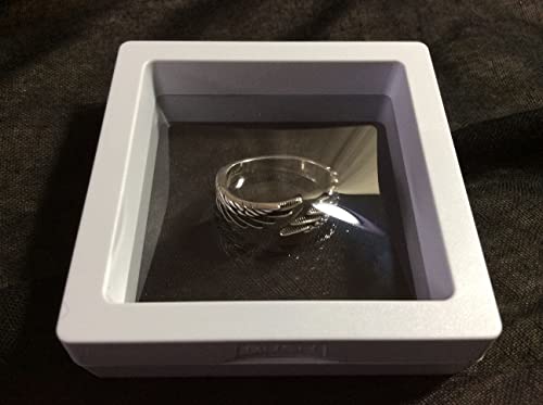 chakrit Angel's Wing Feather Ring Thai Silver Jewelry for Women Men2