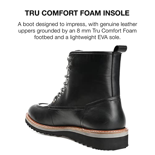 Thomas & Vine Mens Mitchell Tru Comfort Foam Lace-up Moc Toe Ankle Boot3