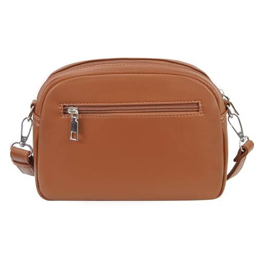 Sport Theme Crossbody Purse Vegan Leather Shoulder Bag for Women, Functional Handbag with Adjustable Strap for Game Day4