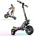 Trottinette Électrique Adulte 1200W Moteur,Autonomie 50-55 KM Batterie 48V 18.2Ah Trotinette Electrique Pliable Portable,Roues 11" Tout Terrain Double Suspension Frein à Disque Escooter