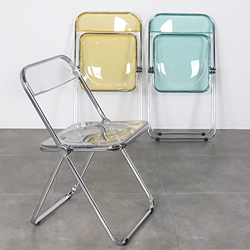 Chaise en acrylique transparent stable : finis les espaces encombrés