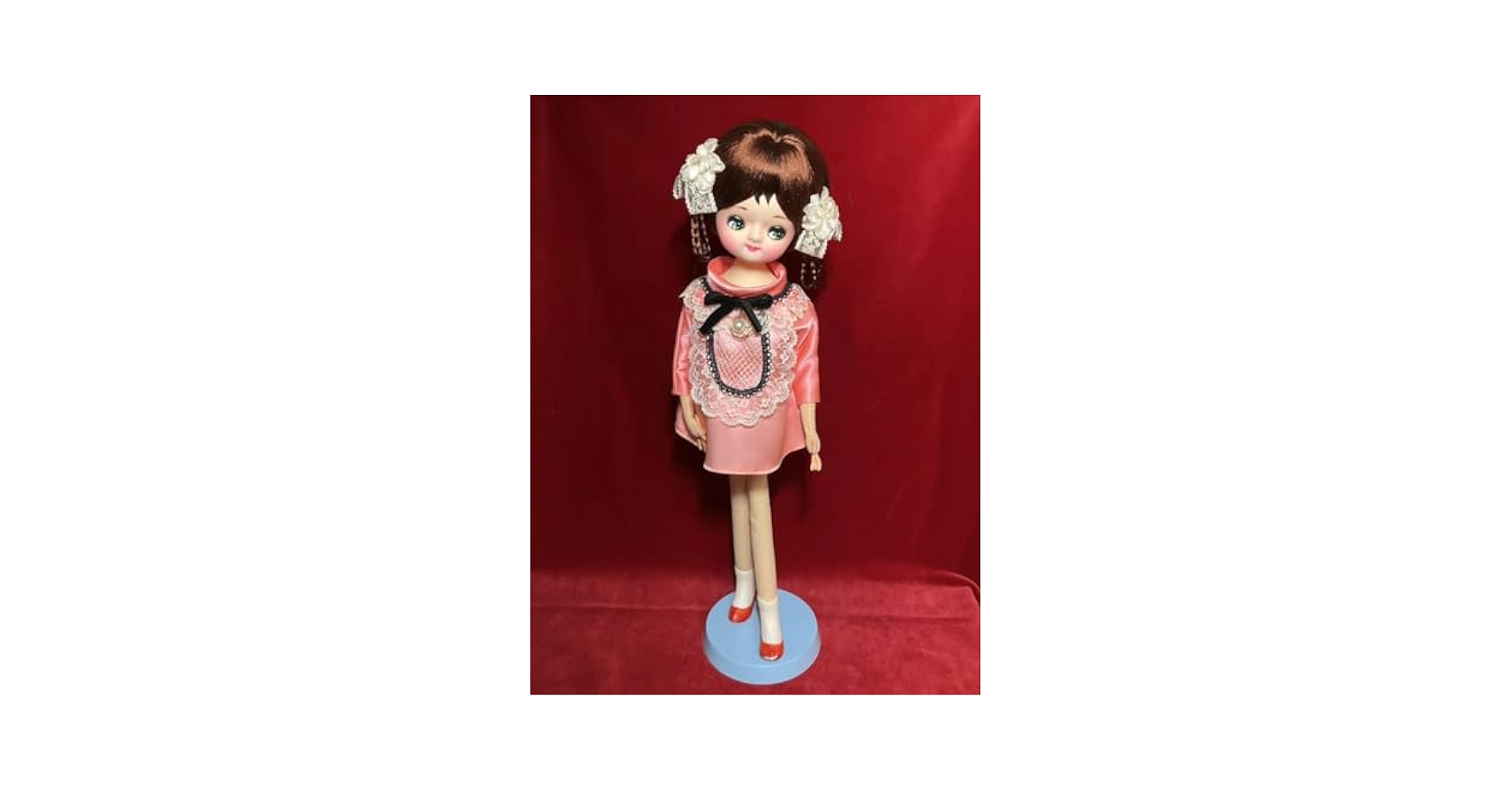 パンナム スチュワーデス ポーズ人形 PANAM 宇山あゆみ 東京国際空港 人形 Amazon | 高さ51.5㎝ さくら人形 ツインテール ポーズ人形