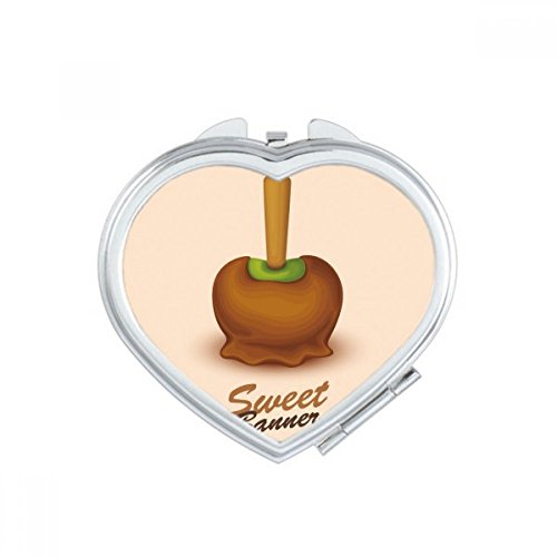 Miroir compact chocolat idée cadeau mignon fait à la main