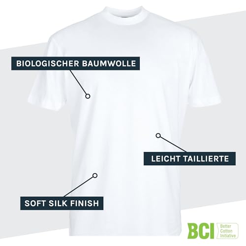 Herren T-Shirt Suitable Obra mit Rundhalsausschnitt in Weiß