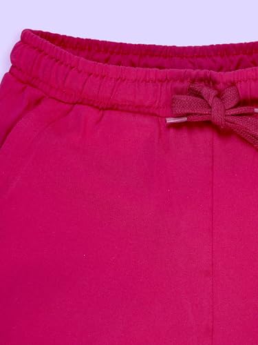 Image of KiddoPanti Girls 100% Cotton Bottom Hem Frill Hot Shorts